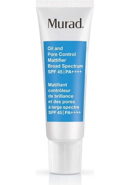 Oil & Pore Control Mattifier SPF45/ Matlaştıran Nemlendirici (50 Ml)