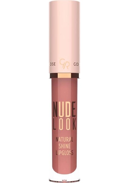 Nude Look Natural Shine Lipgloss Dudak Parlatıcı No: 04 Peachy Nude