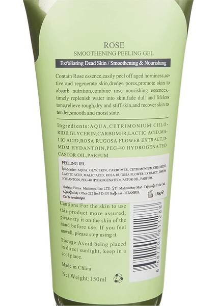 Peeling Jel Gül 150ml fırsatları