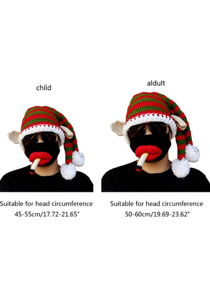 Noel Temalı Dekoratif Süs - Kırmızı (Yurt Dışından)