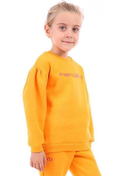 Toontoy Kız Çocuk Baskılı Sweatshirt