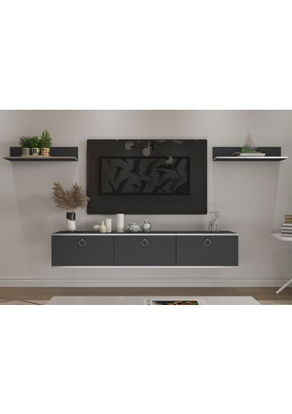 Orion Tv Ünitesi 150 cm Antrasit-Gümüş