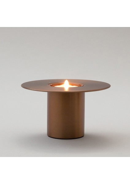 Dorothy Tealight Mumluk 12 x 8 cm  Bakır