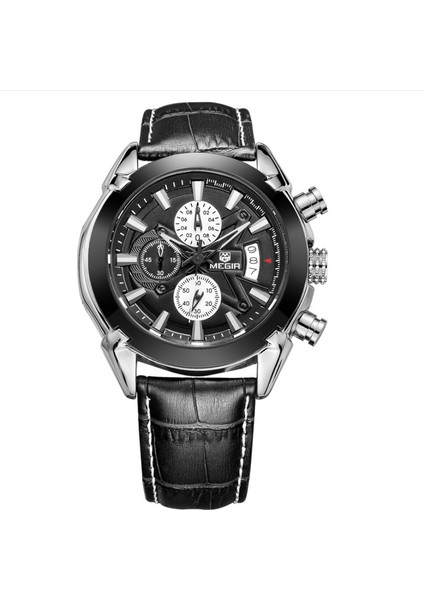 Lbq-Megir 2020 Erkekler Moda Izle Çok Fonksiyonlu 3D Tasarım Erkek Marka Kuvars Izle(Yurt Dışından)