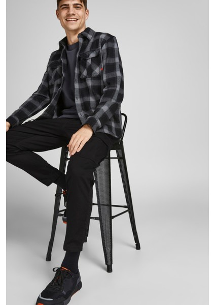 Jack & Jones Erkek Siyah Jean ( Model Kodu : 12194240 )