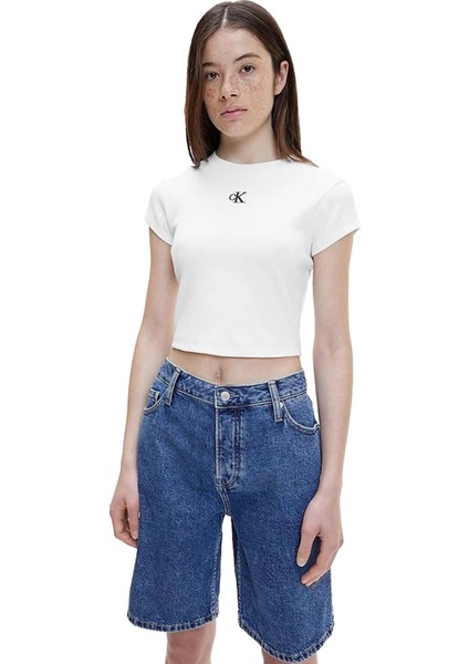 Kadın / Kız Beyaz Tişört ( Model Kodu : J20J218337 )
