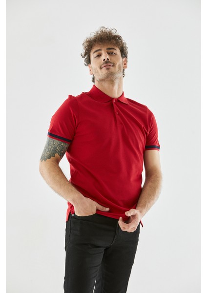 Erkek Kırmızı Tişört ( Model Kodu : J222131600 )