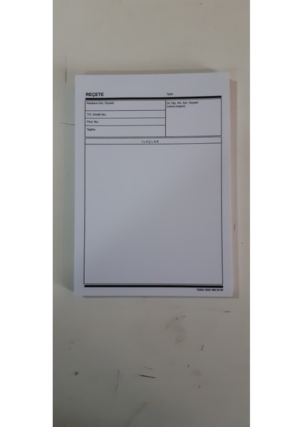 Reçete A5