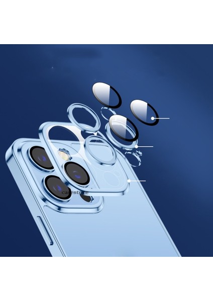 iPhone 14 Pro Max Uyumlu Kılıf Kendinden Kamera Lens Üstü Koruyuculu Kenarları Parlak Renkli Arkası Şeffaf Silikon fiyatları