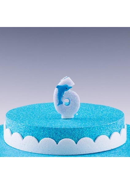 Mum Yunuslu Mavi 6 No