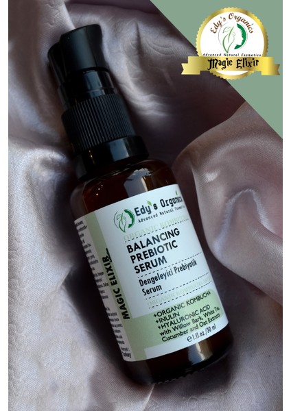 Dengeleyici Prebiyotik Serum 30 Ml- Hyaluronik Asit+Inülin+Organik Kombuça indirimleri