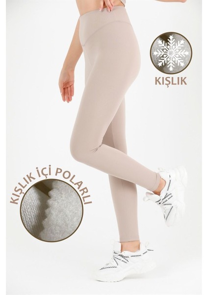 Kadın Taş Içi Polarlı Kışlık Yüksek Bel Tam Boy Tayt Dalgıç Kumaş 1024 fırsatları