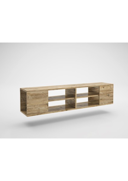 Wood'n Love Echo 150 cm Duvara Asma Tv Ünitesi - Atlantik Çam