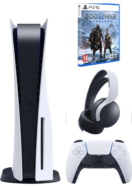 Playstation 5 + Pulse Kulaklık + God Of War Ragnarok
