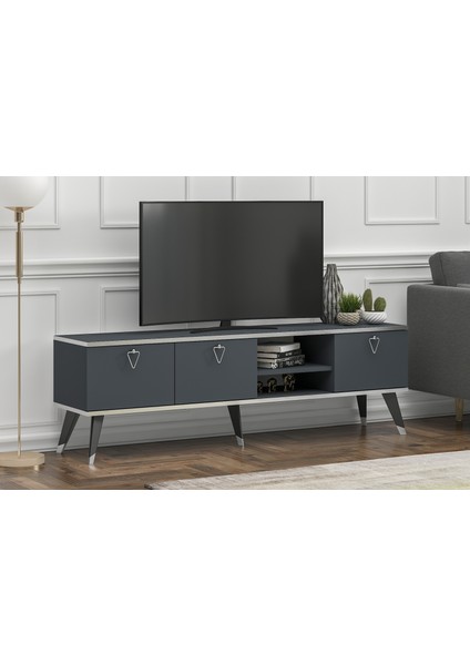 Pearl Tv Ünitesi 160 cm Antrasit-Gümüş fiyatları