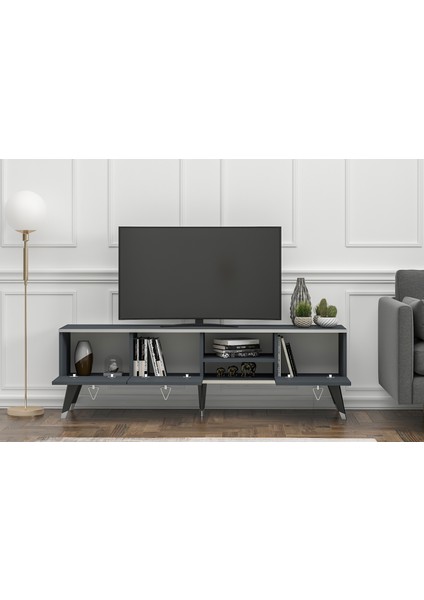 Pearl Tv Ünitesi 160 cm Antrasit-Gümüş modelleri