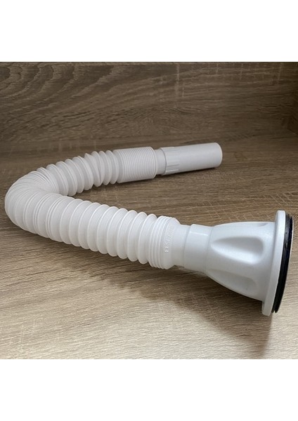 Banyo Mutfak Eviye Sifonu Körüklü Kaliteli Çelik Süzgeç Kısım Su Sızmasını Önler Tüm Kalıp Gövde