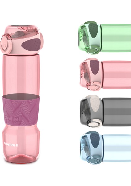 Rezon Sleeve Rose Bpa Içermez 650 ml Tritan Kırılmaz Suluk - Su Matarası fiyatları