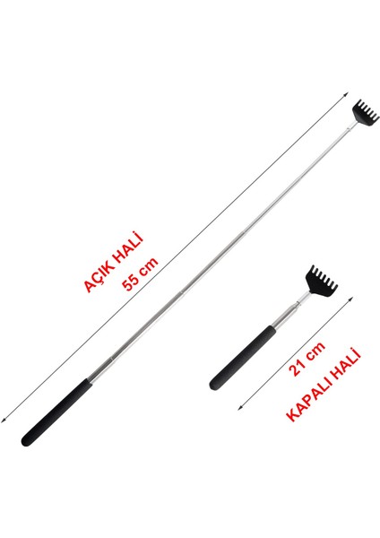 2 Adet Teleskobik Sırt Kaşıyıcı Metal Kaşağı Kaşıma Aleti Uzayan Sırt Kaşıma Aparatı modelleri