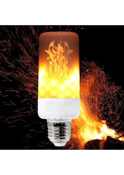 Alev Efektli 3 Kademeli 5 Watt LED Ampul E 27 Duy 3 Adet