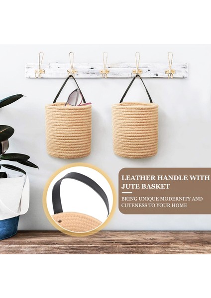 Paket Jüt Asılı Sepet - 7.87 x 7 Inç Küçük Dokuma Fern Asılı Sepet Çiçek Bitkileri, Jüt Dokuma Sepet (Yurt Dışından) indirimleri