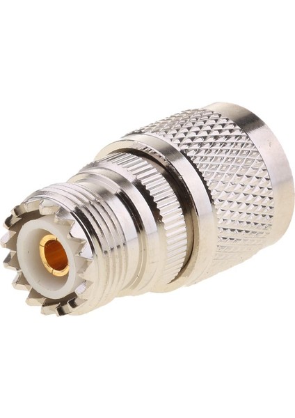 1 Adet N Erkek Uhf Kadın SO-239 SO239 Bağlayıcı Düz ​​rf Coax Adaptörü (Yurt Dışından)