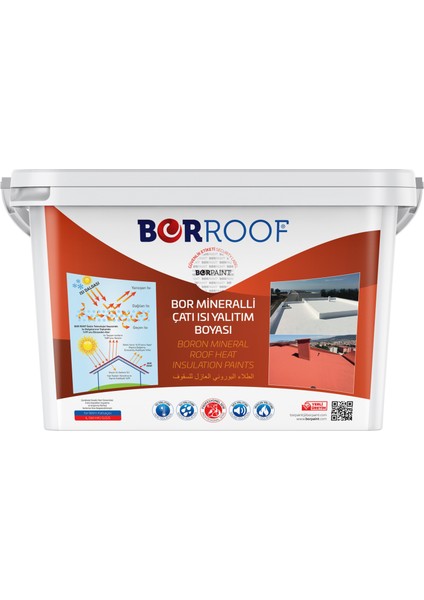 BORROOF Çatı Isı Yalıtım Boyası 10KG