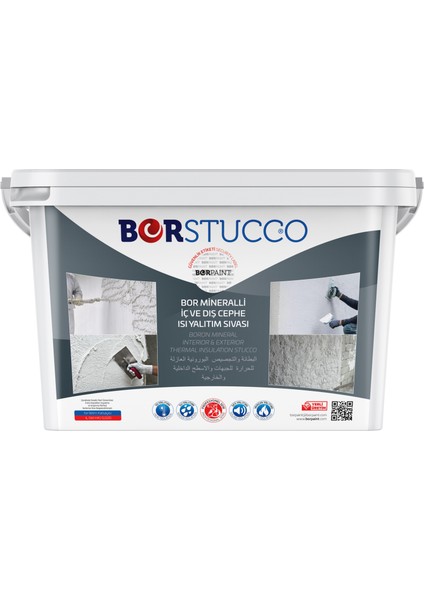BORSTUCCO Isı Yalıtım Sıvası 10KG