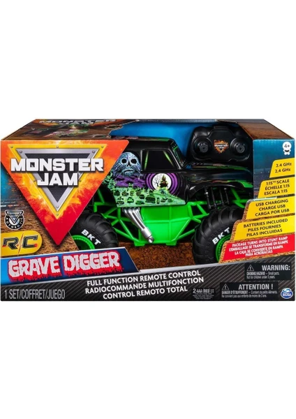 Spin Master Monster Jam 1:15 Ölçekli Grave Digger 6045003