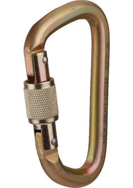 40KN / 9000LBS Vidalı Kapı Kilitleme Rappelling Ekipmanı Kaya Tırmanışı (Yurt Dışından) fiyatları