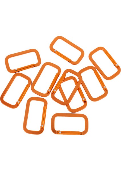 10 Parça Dikdörtgen Alaşım Karabiner Tırmanma Sırt Çantası Kampı (Yurt Dışından) indirimleri