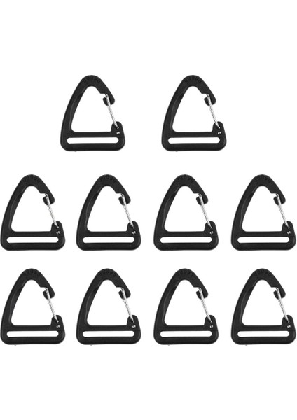 10 Adet Tokalar Kanca Karabinalı Asılı Anahtarlık Bağlantı Kayışı Klips Aracı (Yurt Dışından)