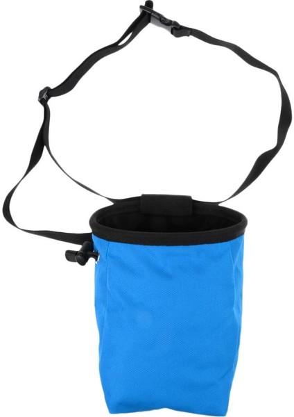 Ağırlık Kaldırma Kaya Tırmanma Tebeşir Kemeri ve Drawstring Kapatma Mavi (Yurt Dışından)