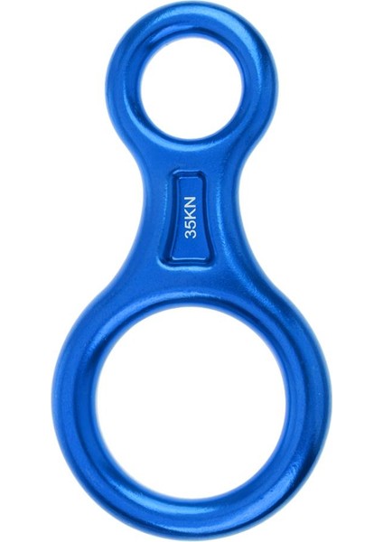 35KN Tırmanma Dağcılığı Rappelling Belay Cihaz Mavi (Yurt Dışından)