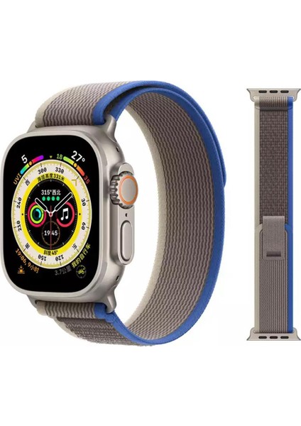 Apple Watch Ultra 49MM Uyumlu Trail Loop Kordon Hasır Örgü Kordon