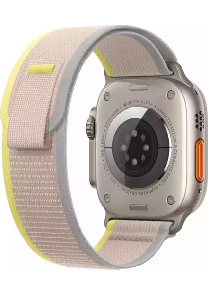 Apple Watch Ultra 49MM Uyumlu Trail Loop Kordon Hasır Örgü Kordon fırsatları