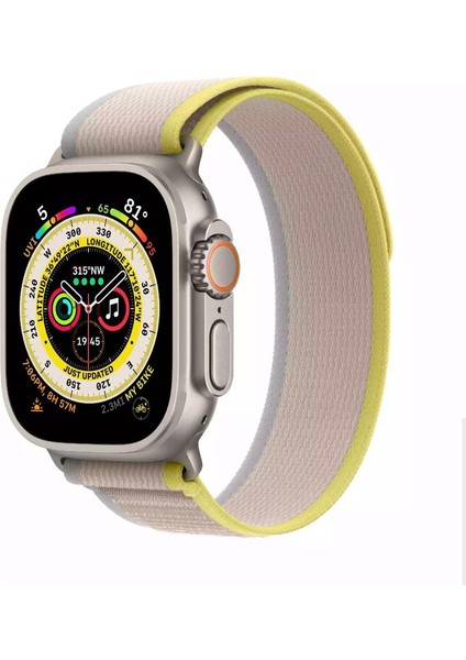 Apple Watch Seri 8 7 6 5 4 3 2 Se 42MM / 44MM / 45MM Uyumlu Spor Trail Loop Kordon Dokuma Hasır Kordon fiyatları