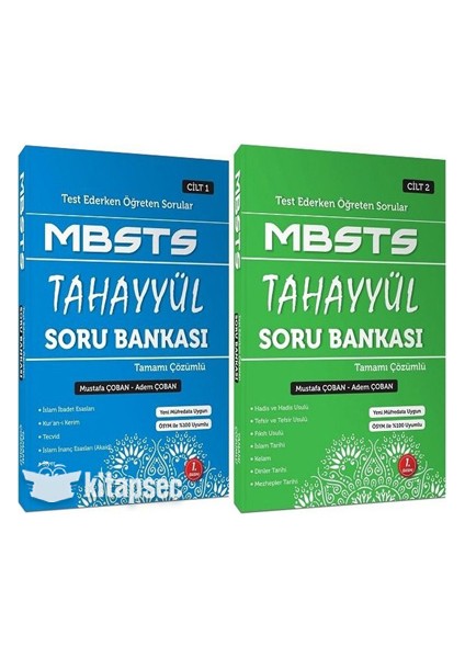 Tahayyül 2022 Mbsts Soru Bankası Çözümlü Set