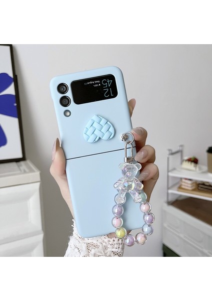 Samsung Galaxy Z Flip 3 Diy Ayı Bilezik Cep Telefonu Kılıfları (Yurt Dışından)