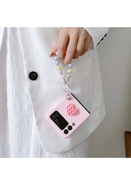 Samsung Galaxy Z Flip 3 Diy Ayı Bilezik Cep Telefonu Kılıfları (Yurt Dışından) fiyatları