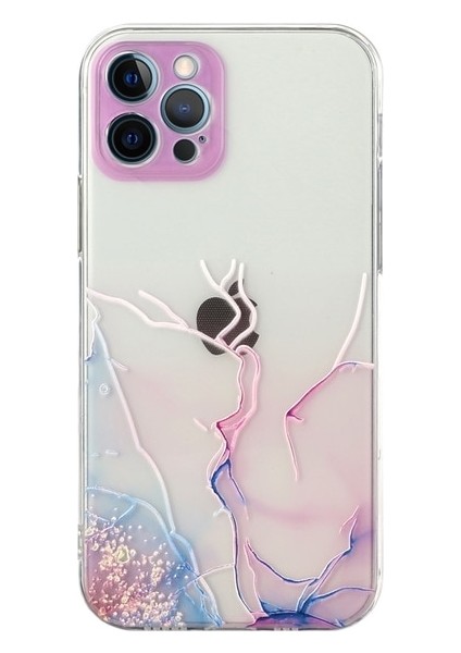 iPhone 14 Pro Max 3D Rahatlama Mermer Desen Tpu Cep Telefonu Kılıfları (Yurt Dışından)