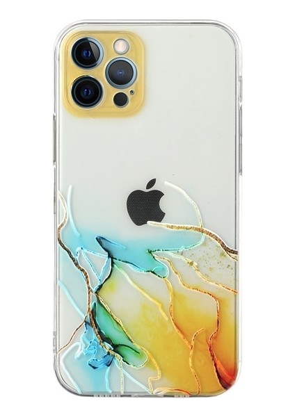 iPhone 14 Pro Max 3D Rahatlama Mermer Desen Tpu Cep Telefonu Kılıfları (Yurt Dışından)