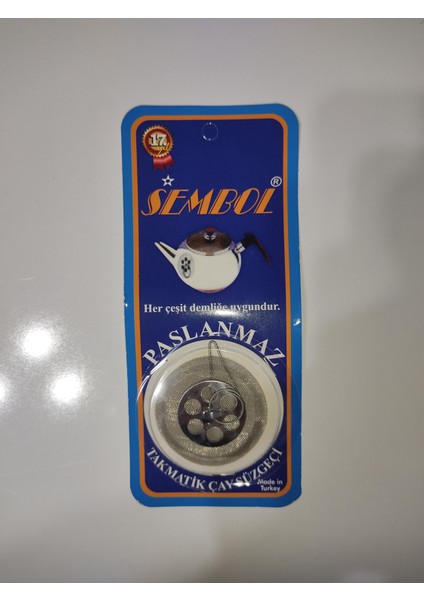 Paslanmaz Takmatik Çay Süzgeçi 3 Adet