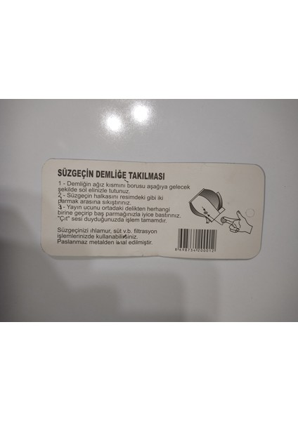 Paslanmaz Takmatik Çay Süzgeçi 3 Adet fiyatları