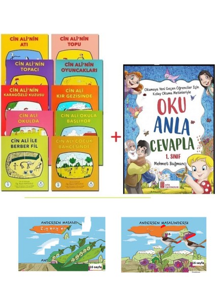 Hikaye Seti 10 Kitap +1. Sınıf Oku Anla Kitabı (Ciltli)