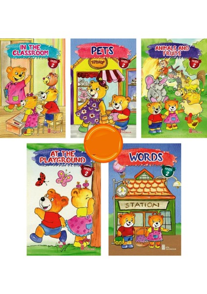2. Sınıf Öğrencilerinin Zevkle Okuyacağı Ingilizce 5'li Hikaye Kitabı Seti (Ciltli)