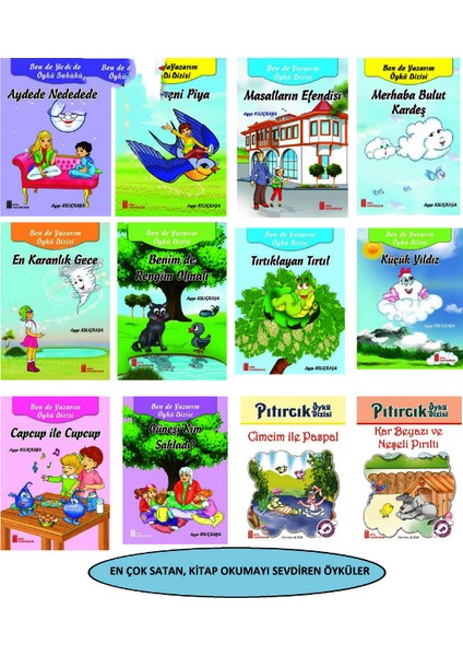 2.ve 3.sınıflar Için Kitap Okumayı Sevdiren 12'li Öykü Seti+Değerlendirme Testi