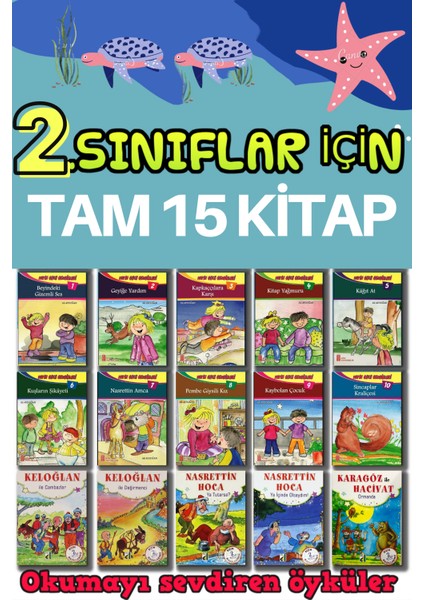 2.sınıflar Için Renkli ve Birbirinden Güzel Öykü Dizisi