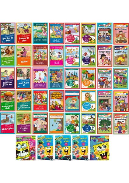 1. Sınıflar Için Hikaye Seti+1. Sınıf Eğlenceli Çalışma Kitapları (Ciltli)