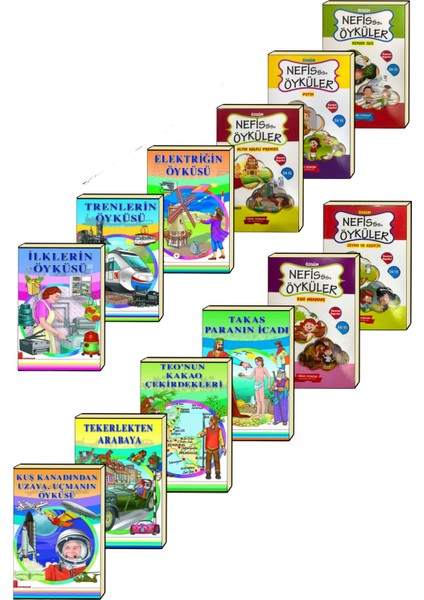 2.ve 3.sınıflar Için Okumayı Sevdiren 12'li Hikaye Kitabı Seti (Set1)